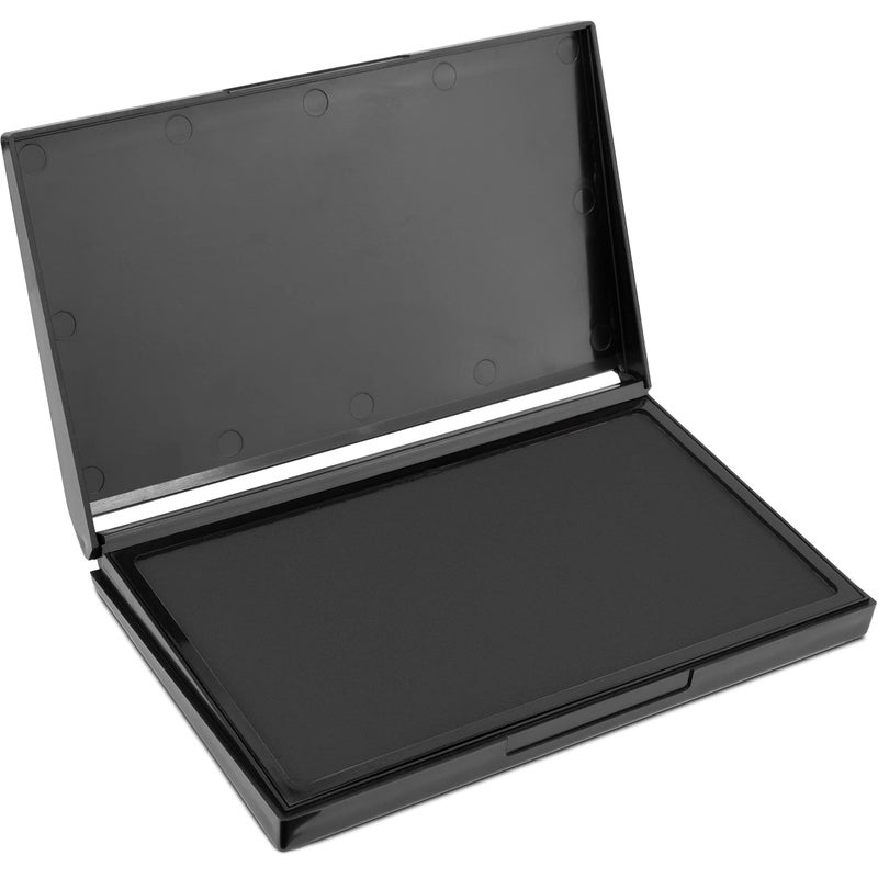MaxMark Large Black Stamp Pad - 4-1/4" by 7-1/4" - Premium Quality Felt Pad - Image 1